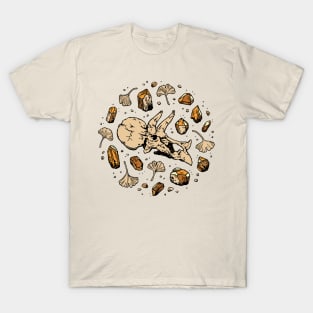 Triceratops Rocks! | Dinosaur Science Art | Citrine Quartz Palette T-Shirt